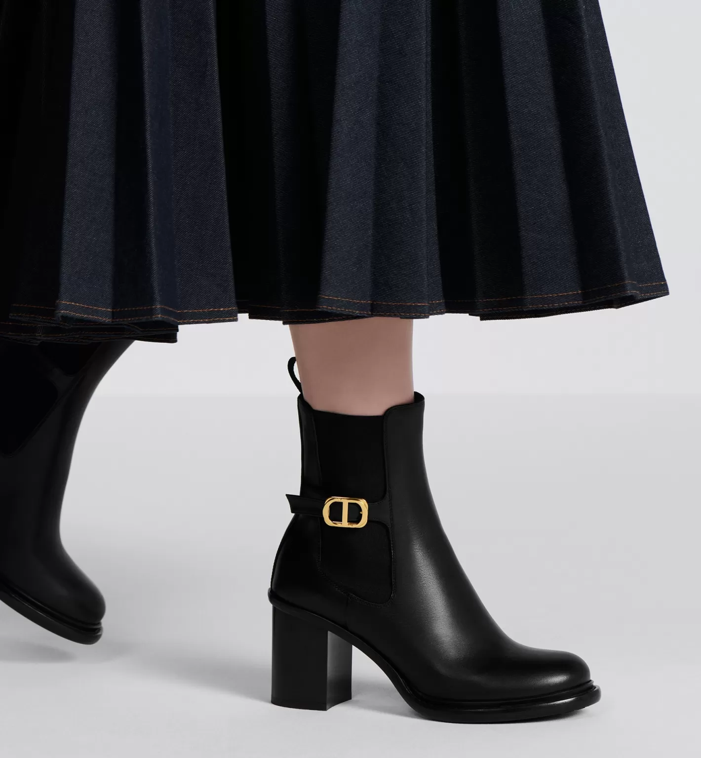 DIOR 30 Montaigne Heeled Ankle Boot Cheap