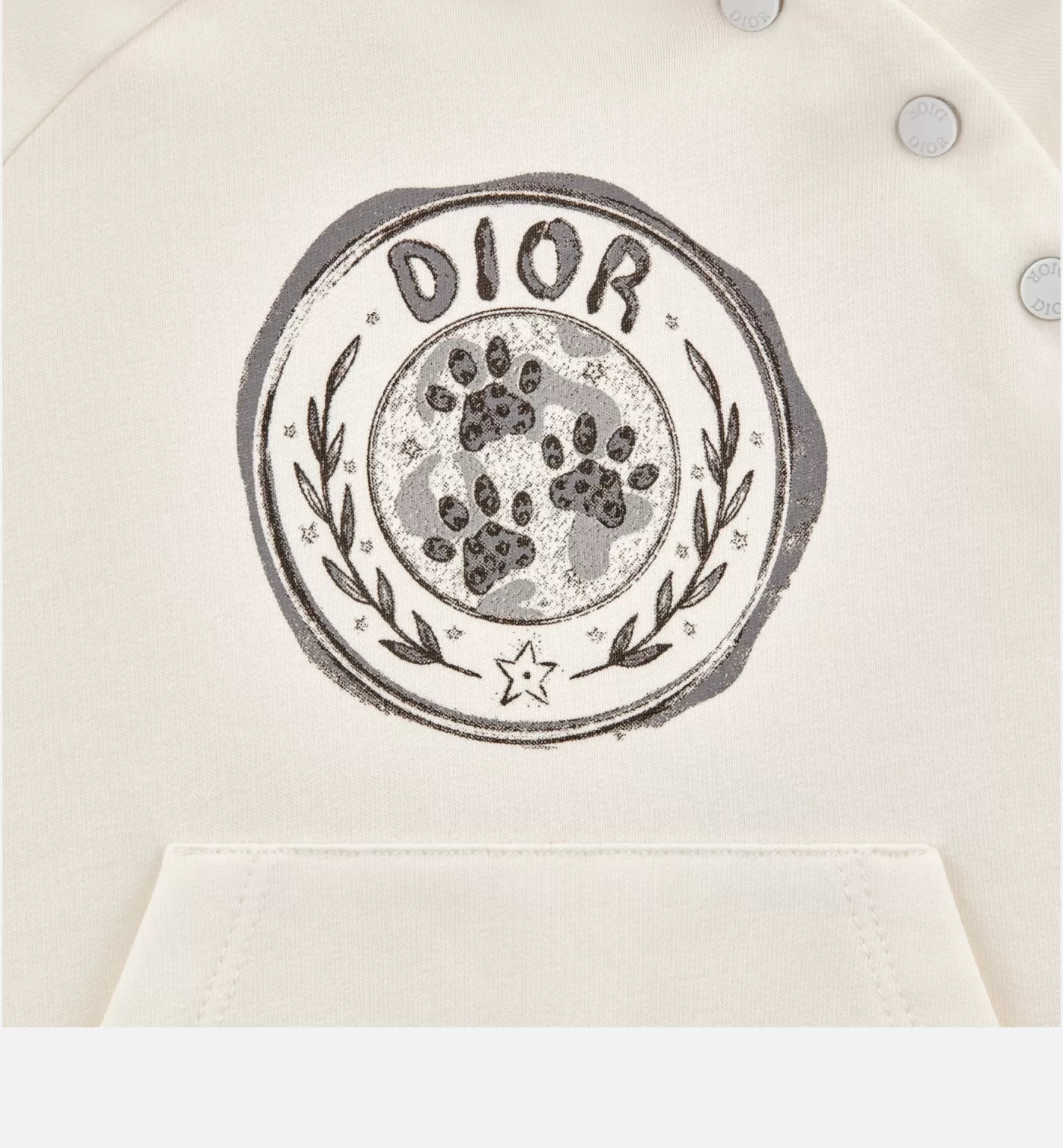 DIOR Baby Hooded Sweatshirt Flash Sale