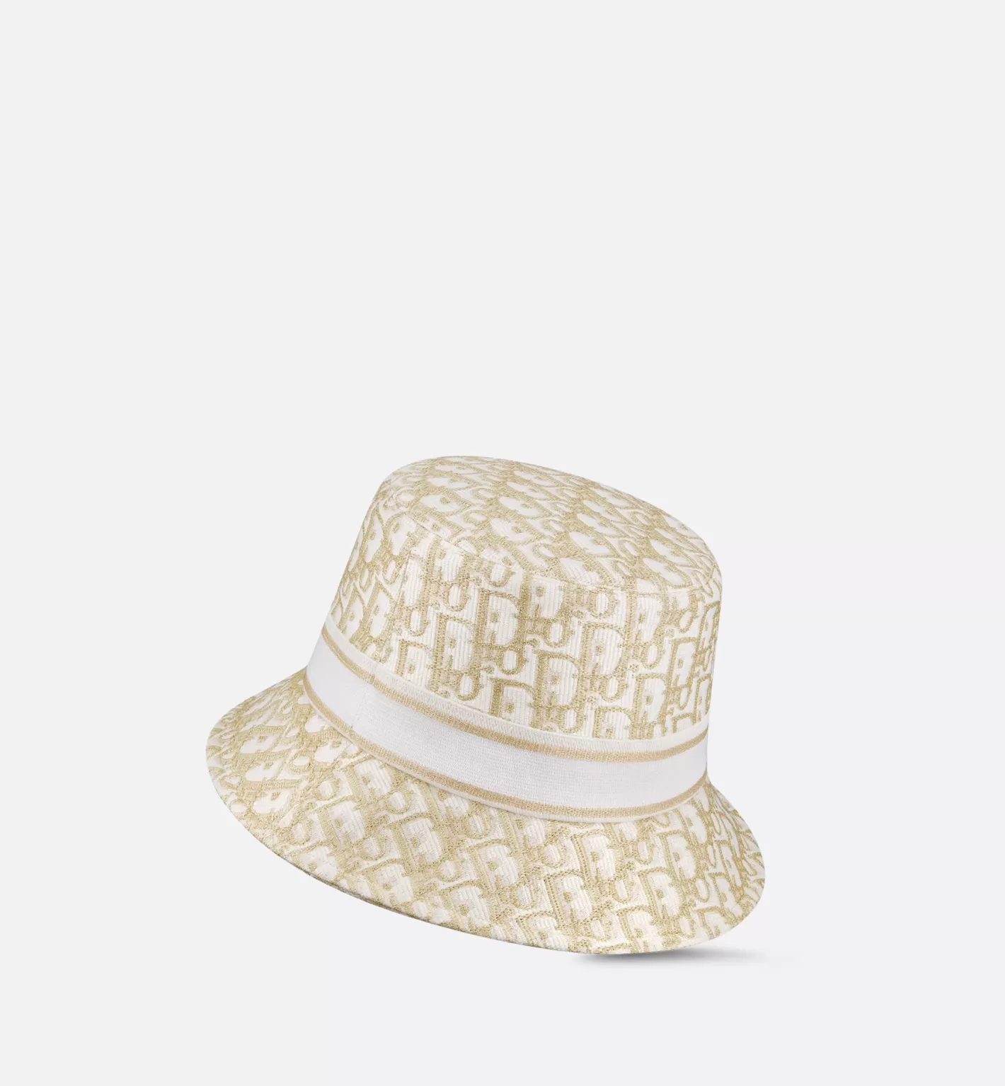 DIOR D-Bobby Oblique Small Brim Bucket Hat Fashion