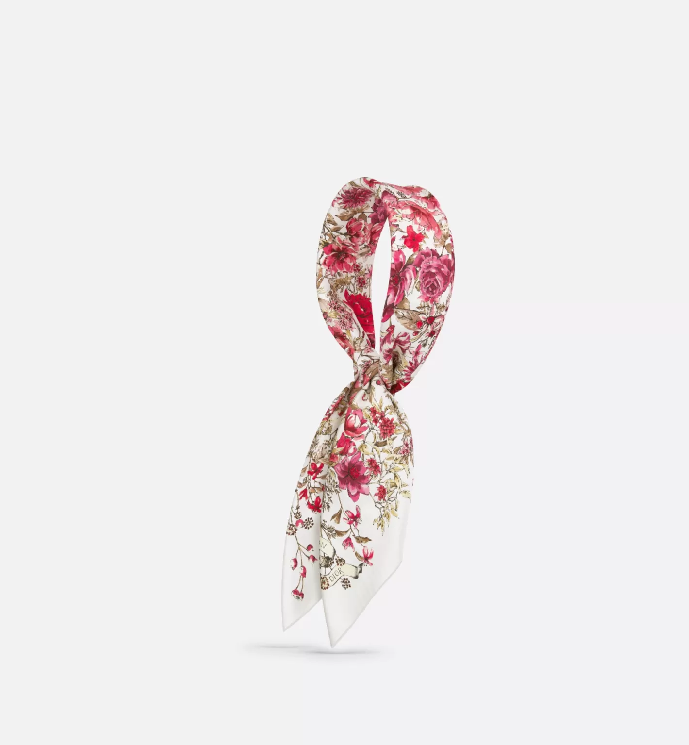 DIOR D-Floral 90 Square Scarf Hot