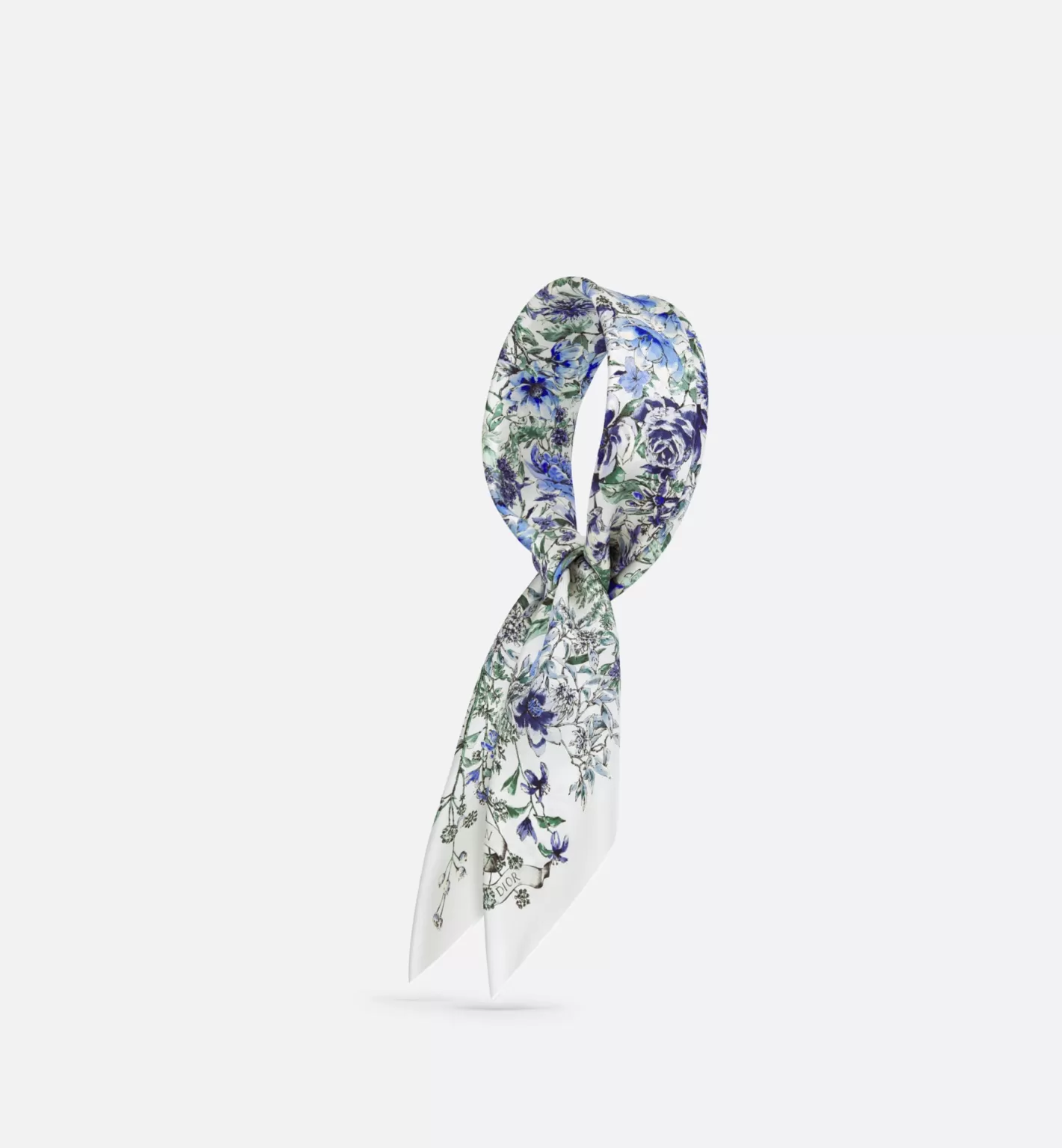 DIOR D-Floral 90 Square Scarf Discount