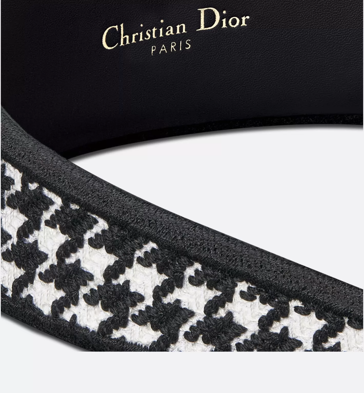 DIOR Band Houndstooth Headband Online