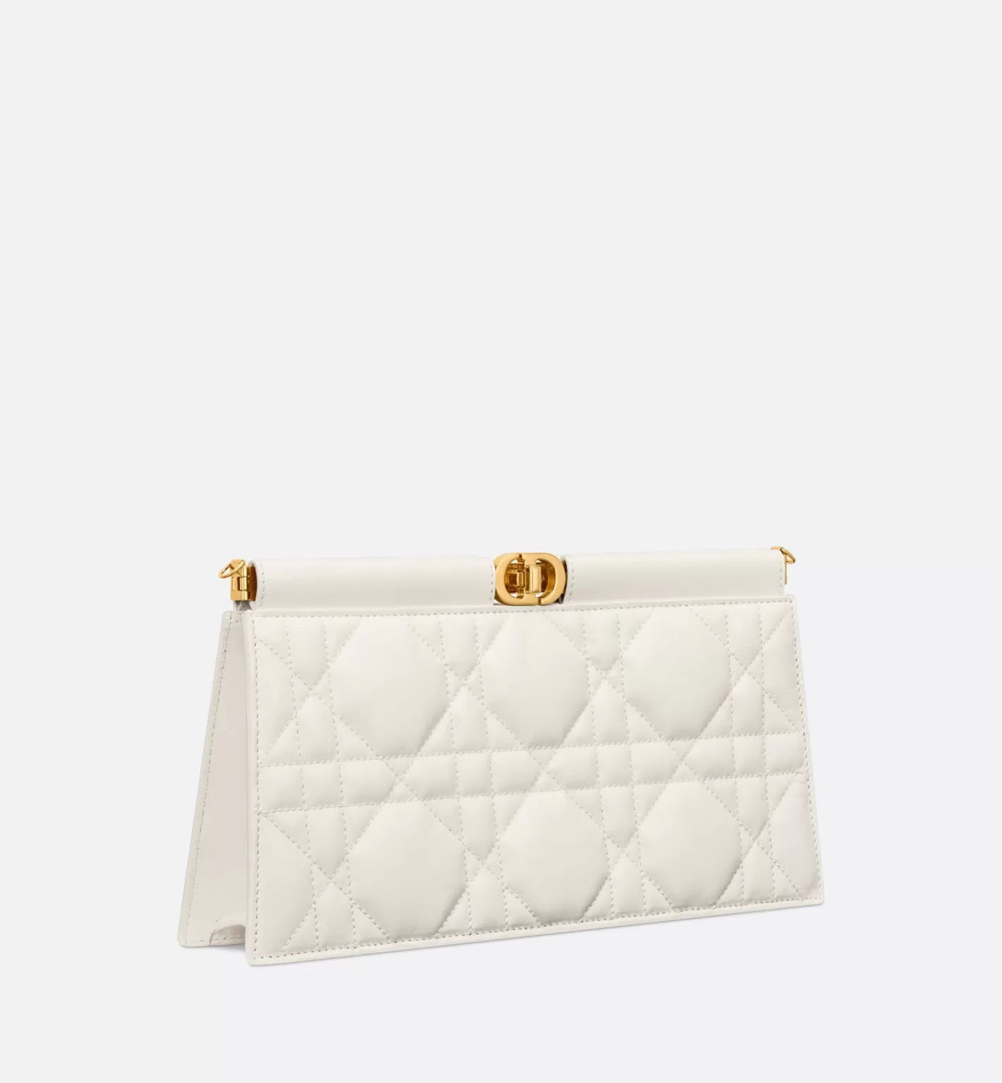 DIOR Caro Colle Noire Clutch With Chain Cheap