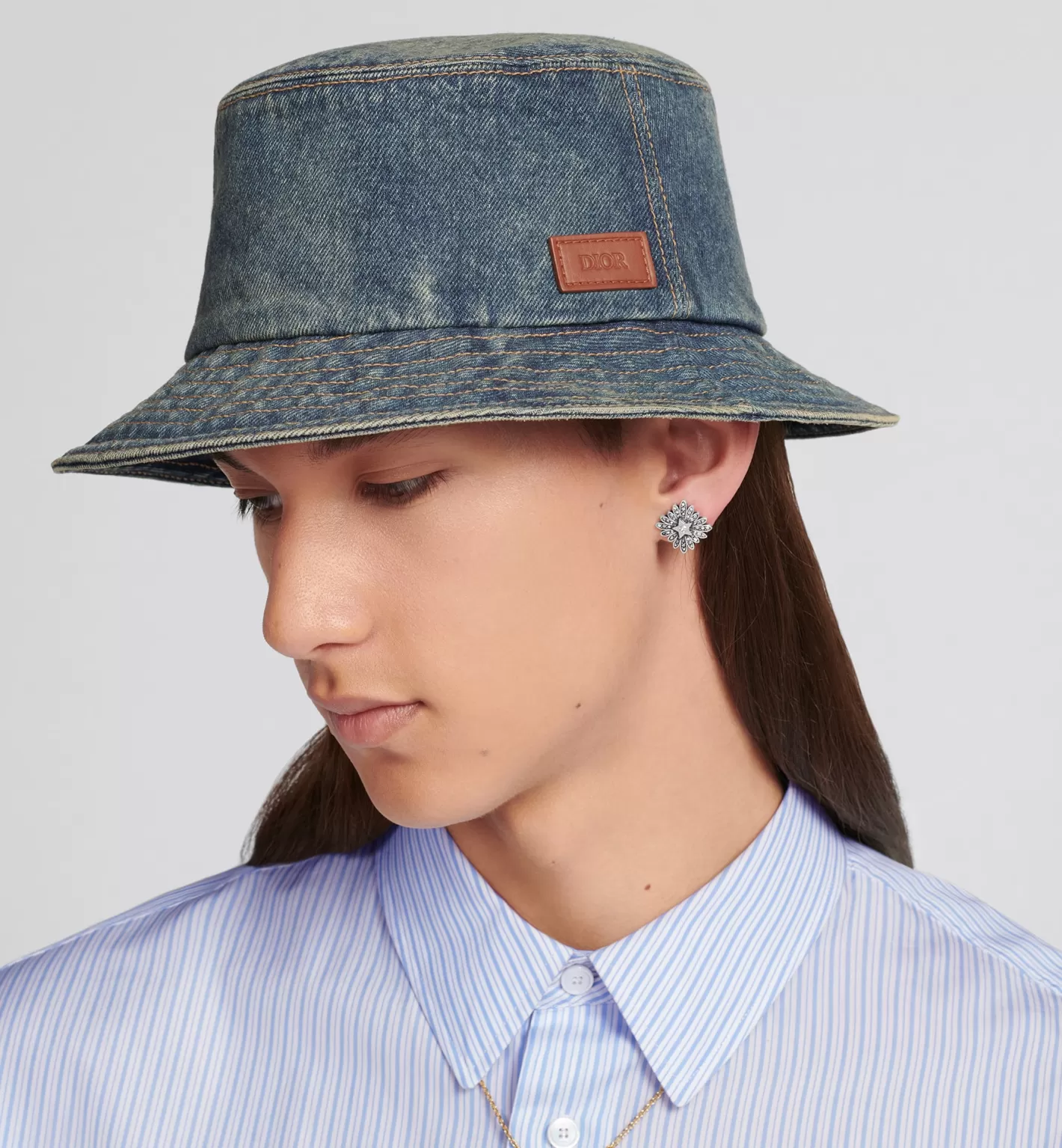 DIOR Denim Bucket Hat Fashion