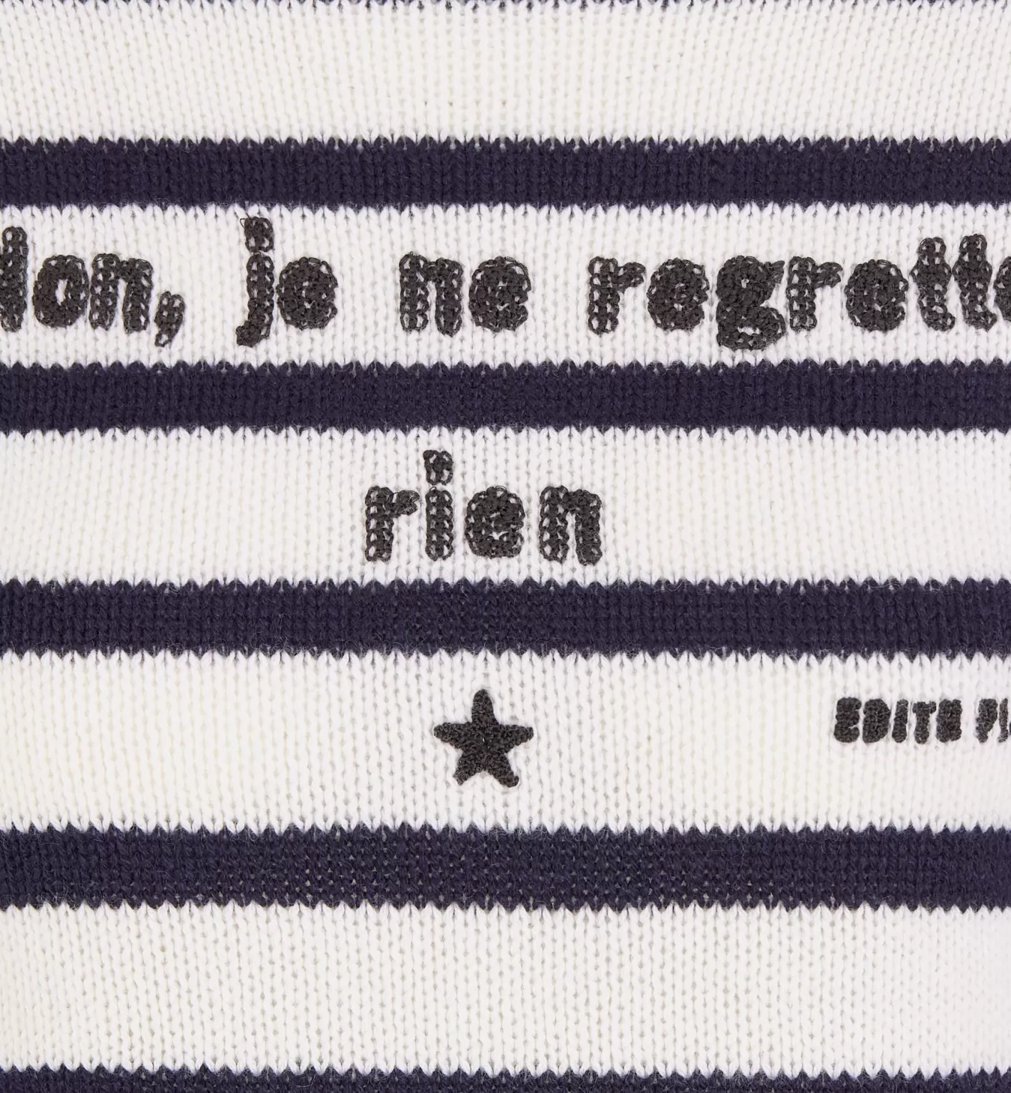 DIOR Mariniere 'Non, Je Ne Regrette Rien' Sweater Fashion