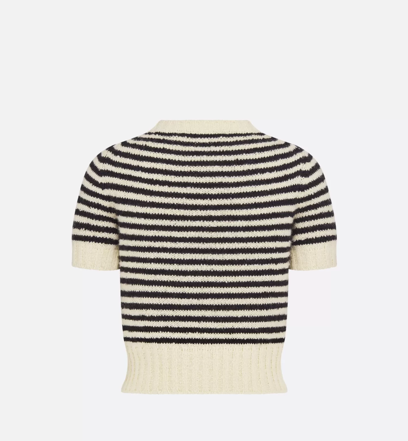 DIOR Mariniere Short-Sleeved Sweater Fashion