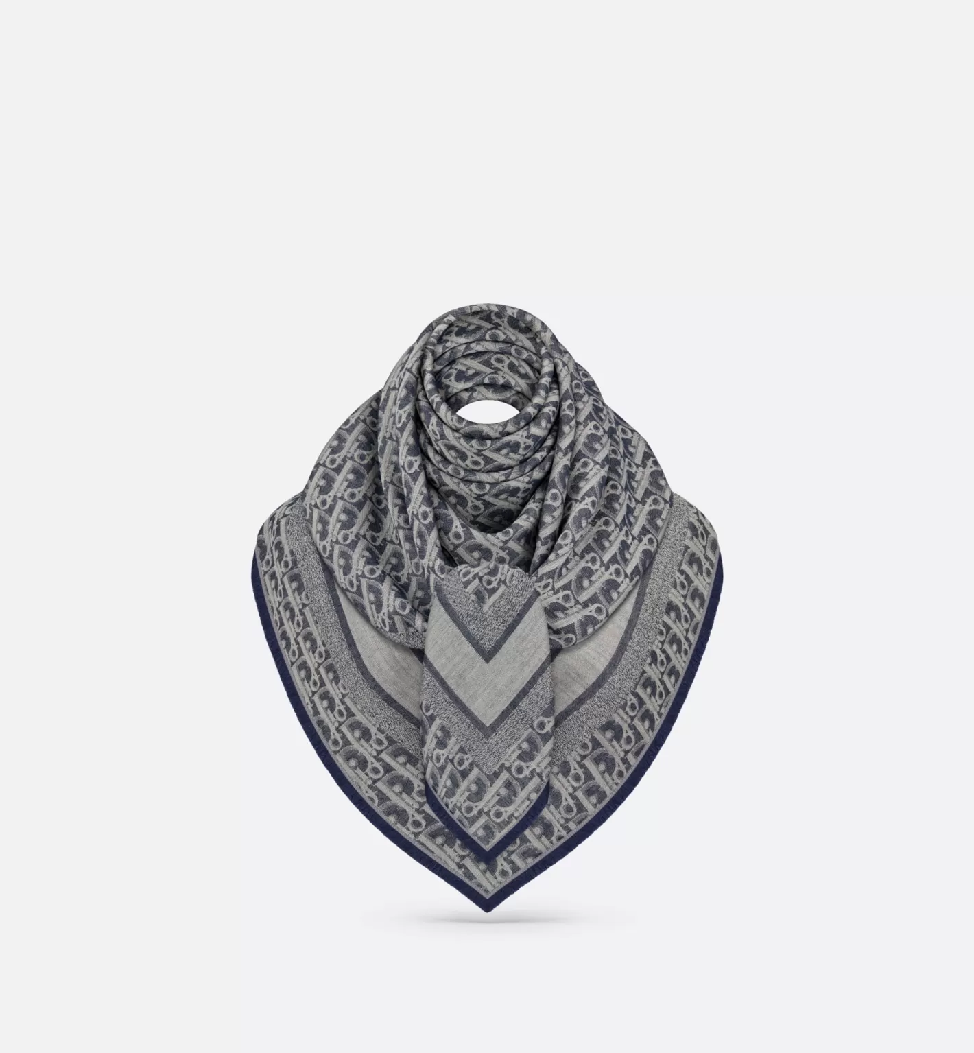 DIOR Oblique Denim Shawl Cheap