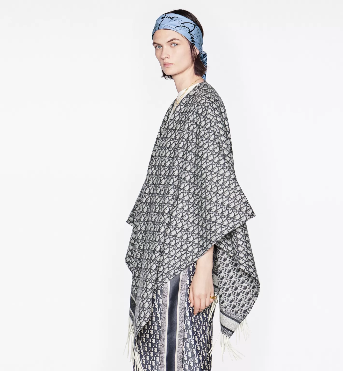 DIOR Oblique Poncho Fashion