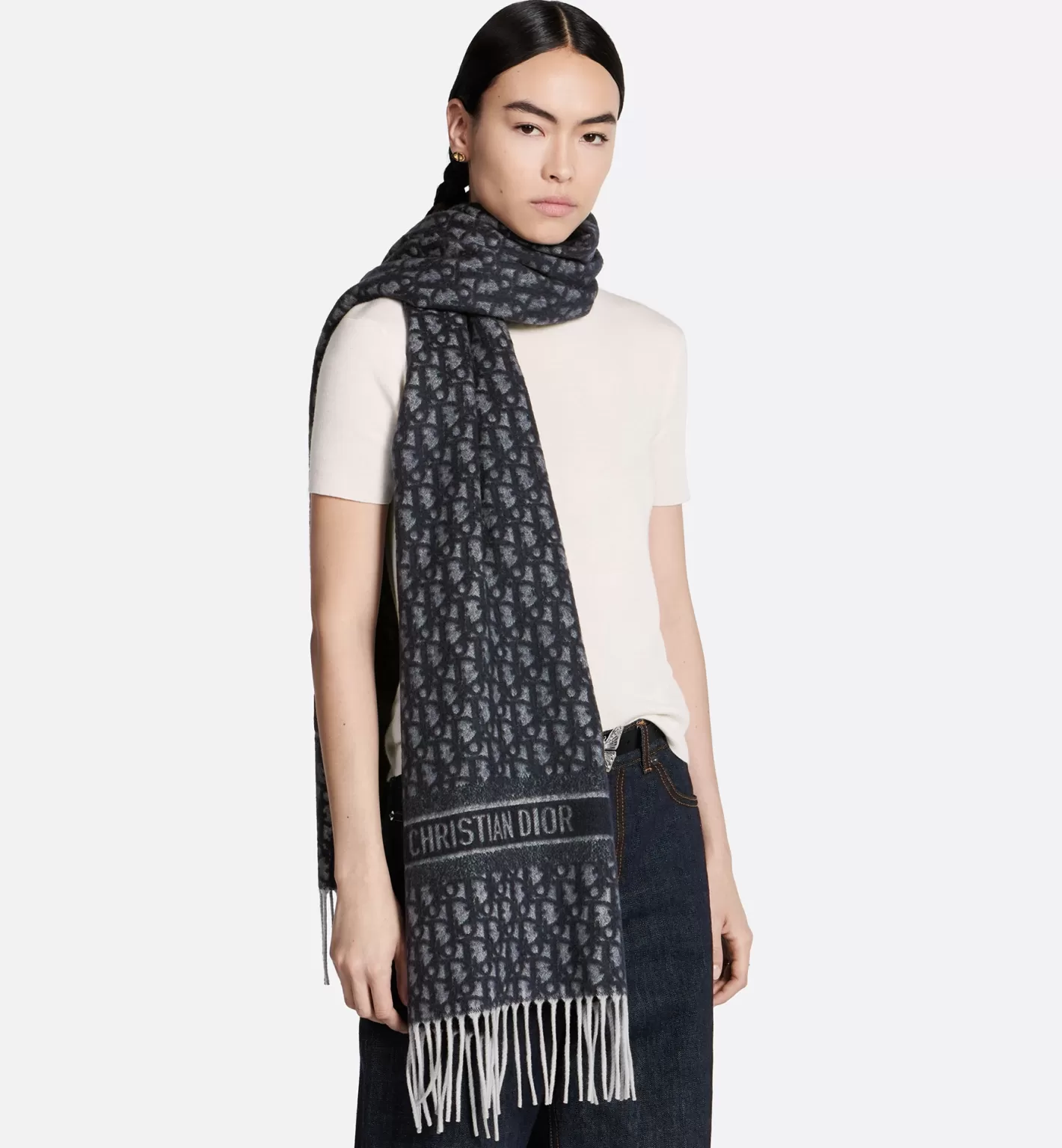 DIOR Oblique Scarf Discount