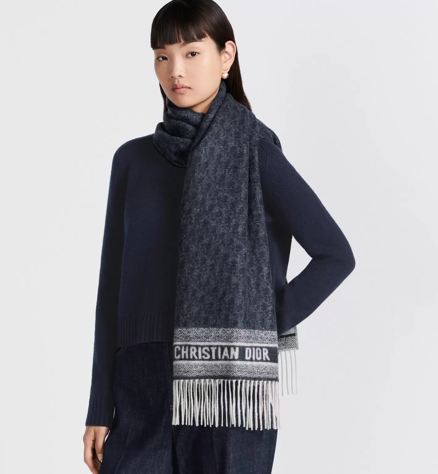 DIOR Oblique Scarf Clearance