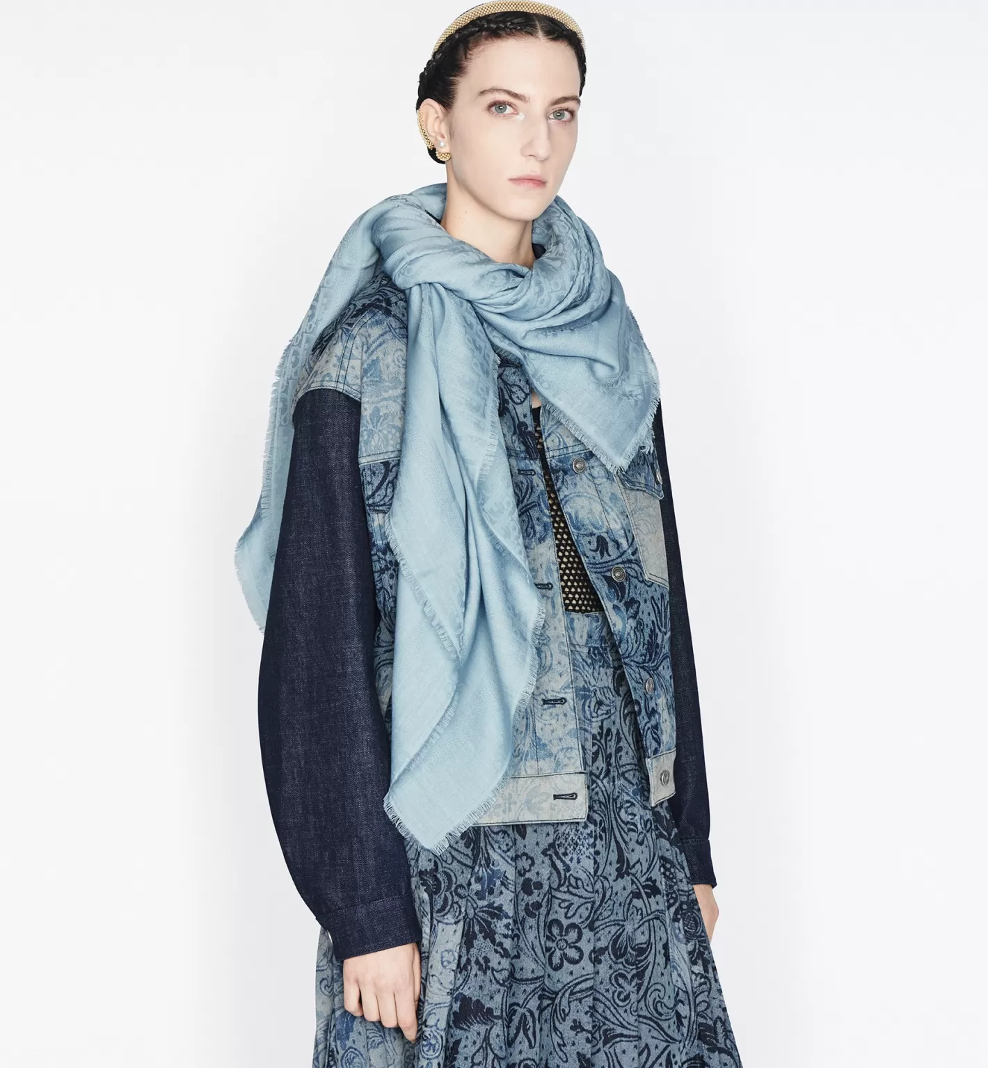 DIOR Oblique Shawl Flash Sale