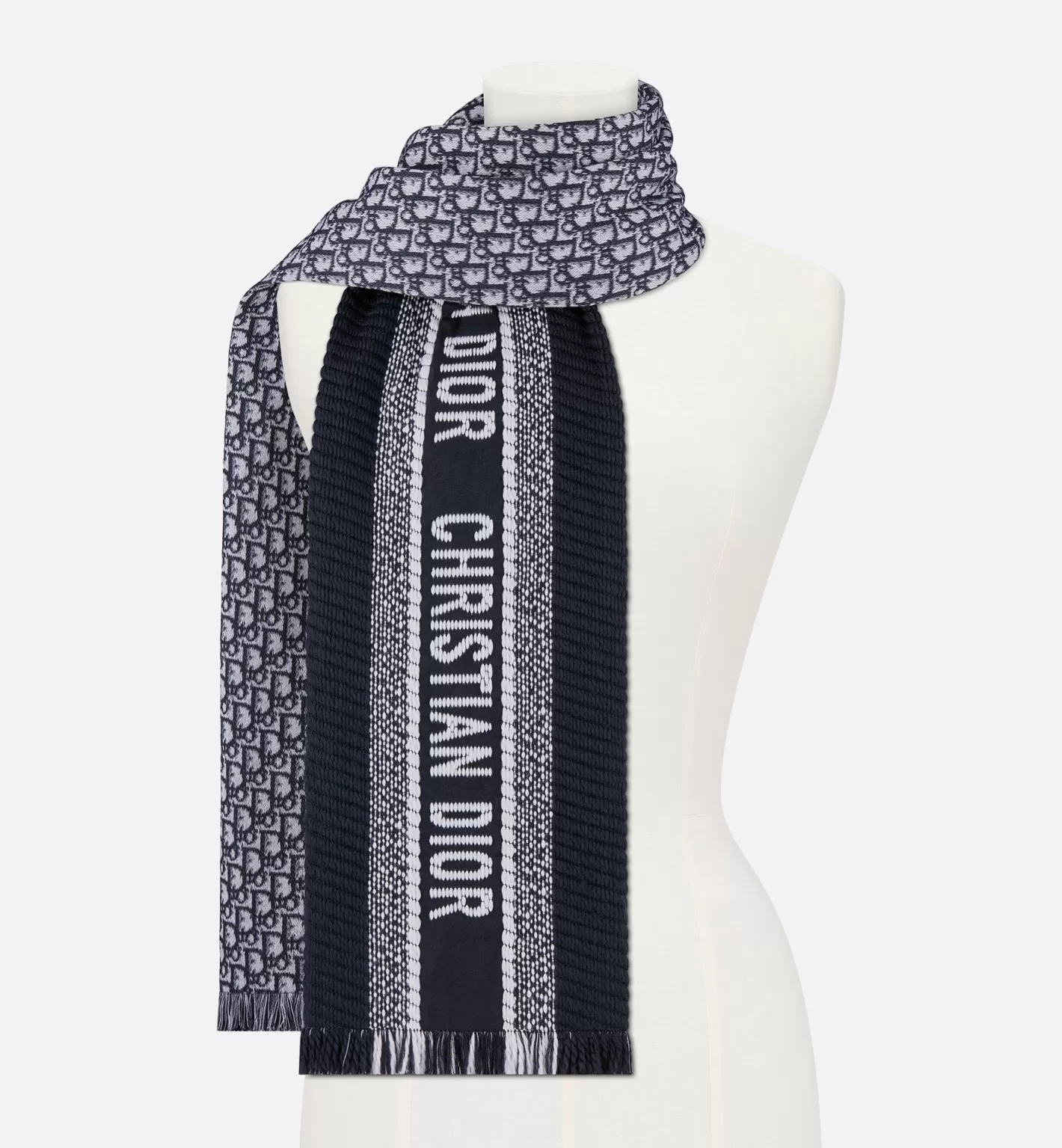 DIOR Oblique University Reversible Scarf Sale