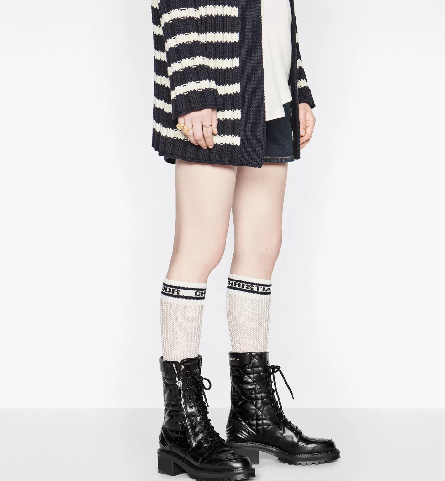 DIOR D-Leader Ankle Boot Flash Sale