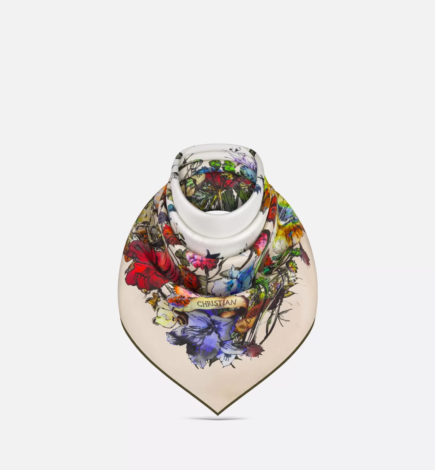 DIOR D-Millefiori 70 Square Scarf Online