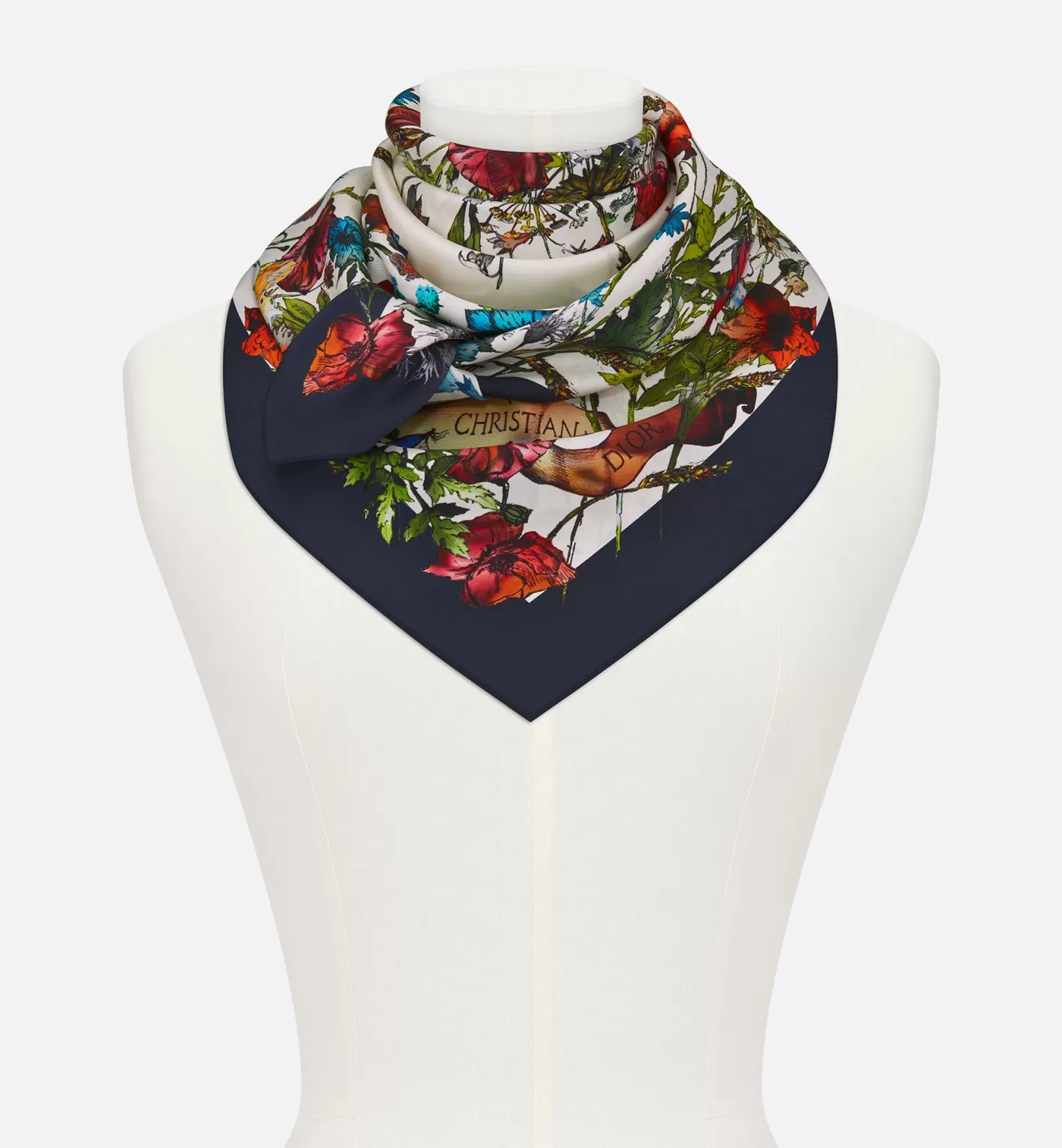 DIOR D-Millefiori 90 Square Scarf Discount