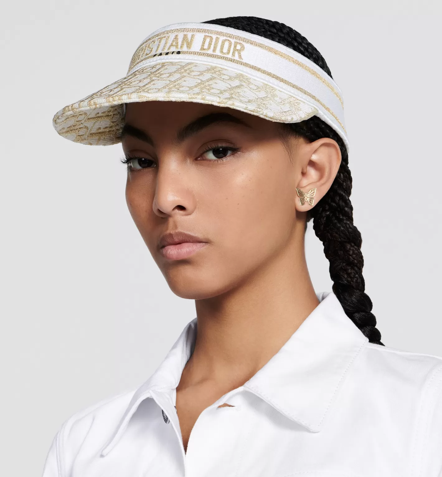 DIOR D-Smash Oblique Visor Discount