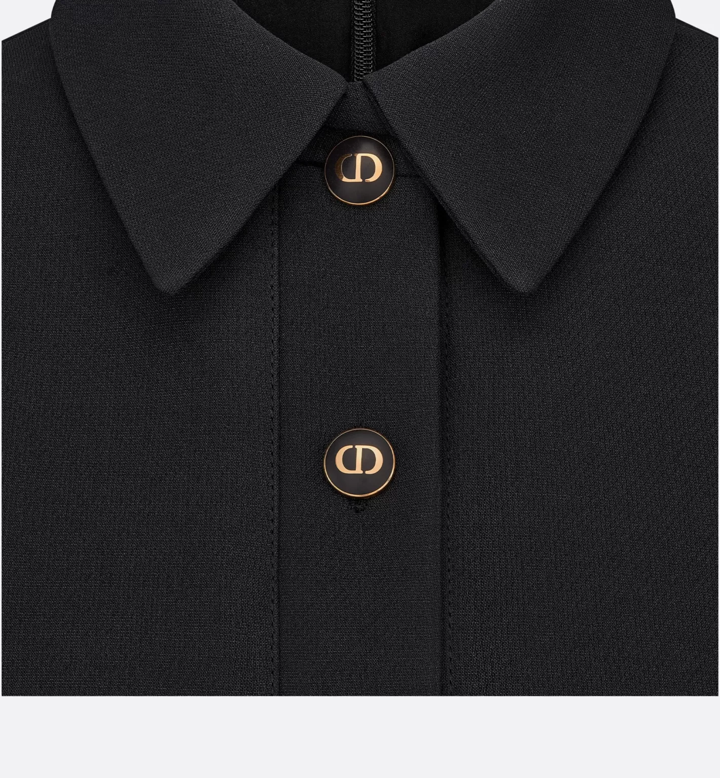 DIOR Fitted Dress With 'Cd' Buttons Online