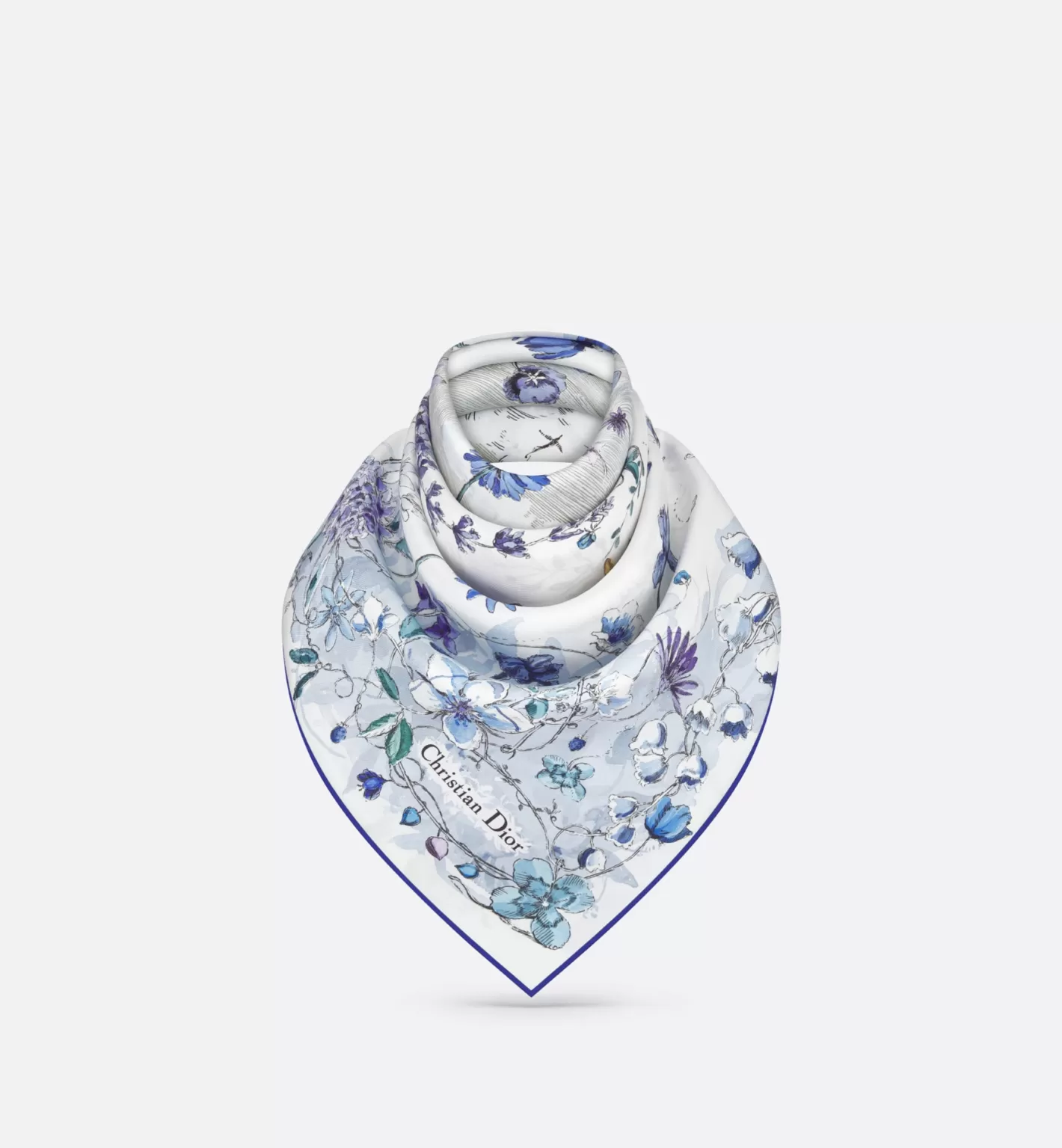 DIOR Florilegio 90 Square Scarf Hot