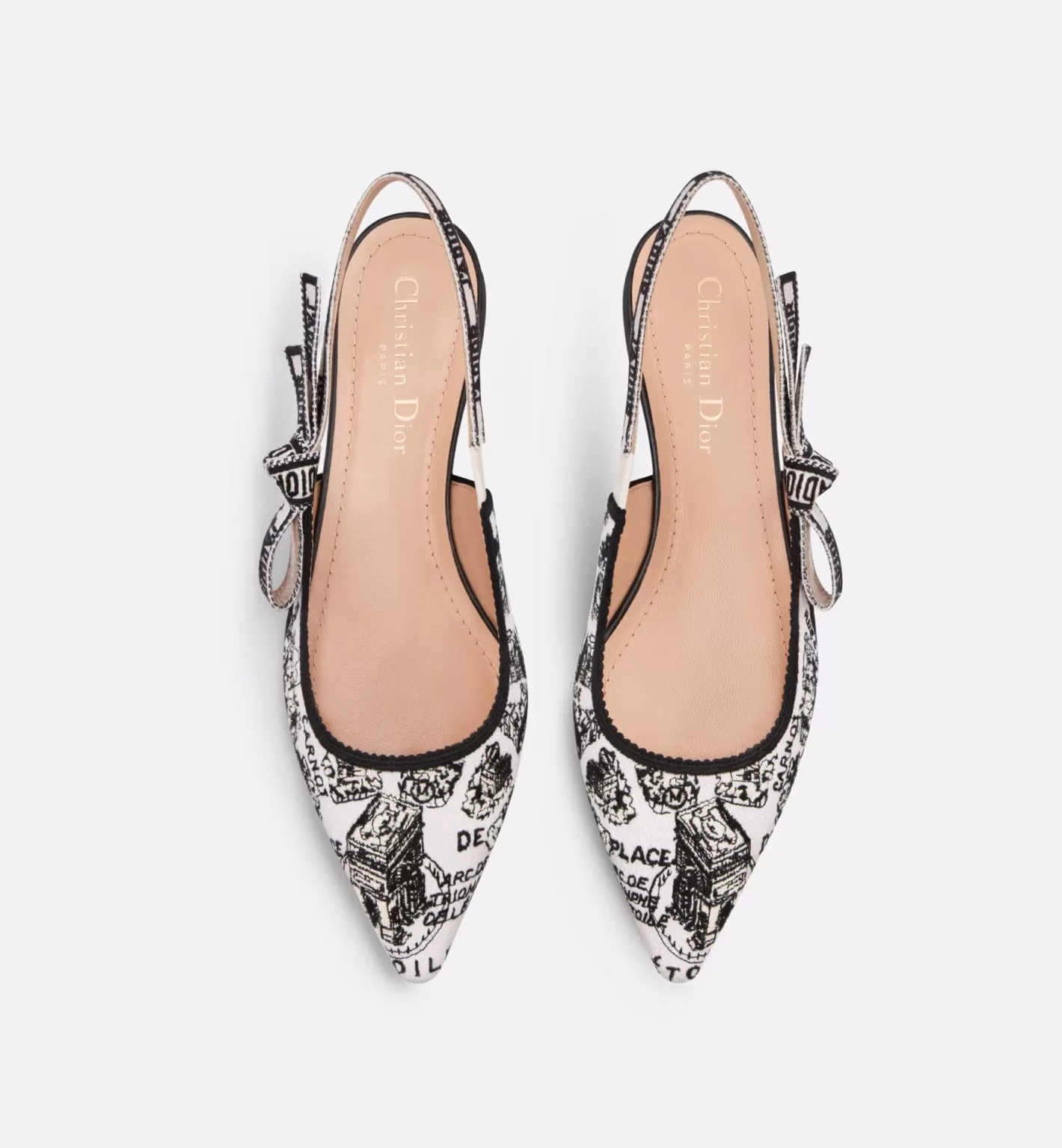 DIOR J'A Slingback Flat Cheap