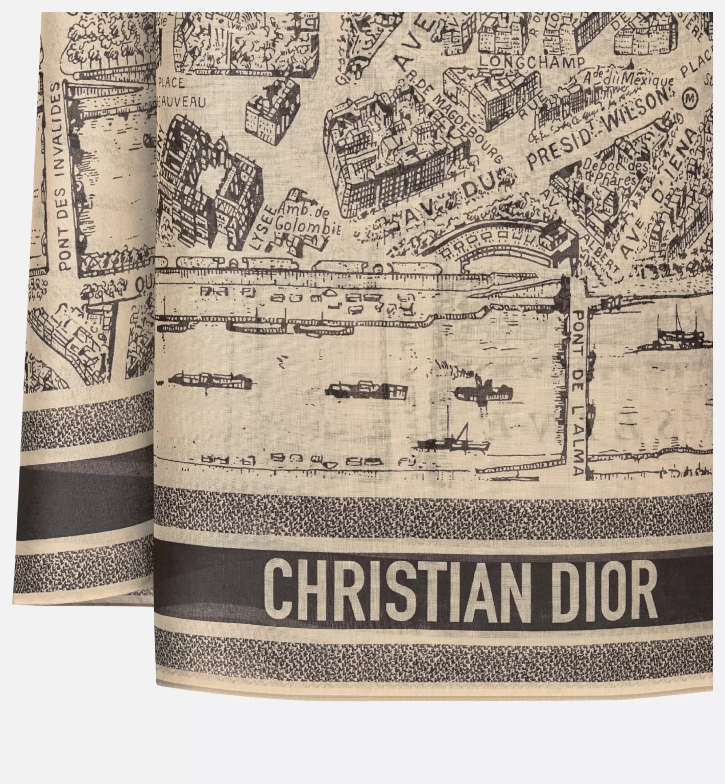 DIOR Plan De Paris Sarong Shop