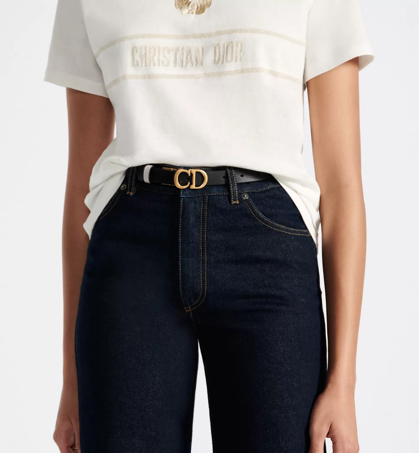 DIOR Reversible Saddle Belt Sale