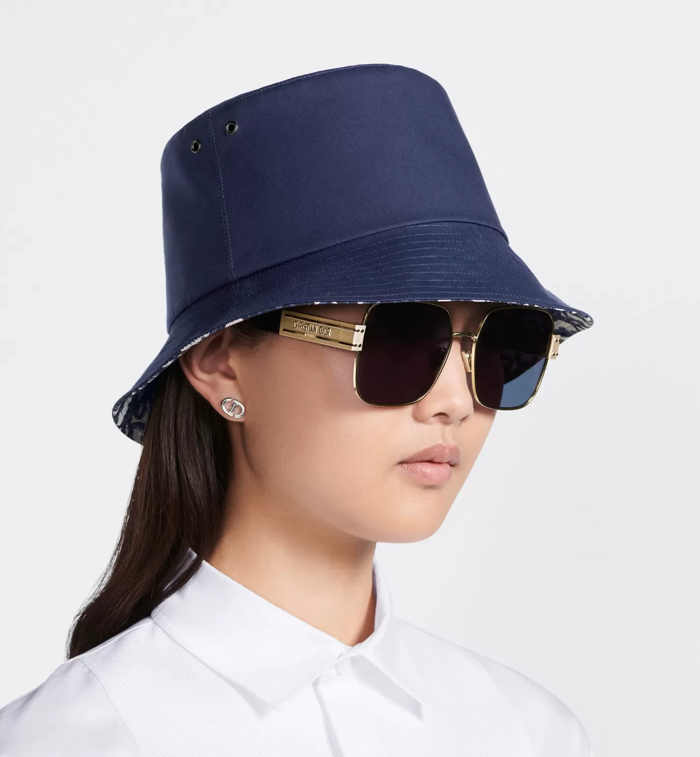 DIOR Reversible Teddy-D Small Brim Bucket Hat Hot