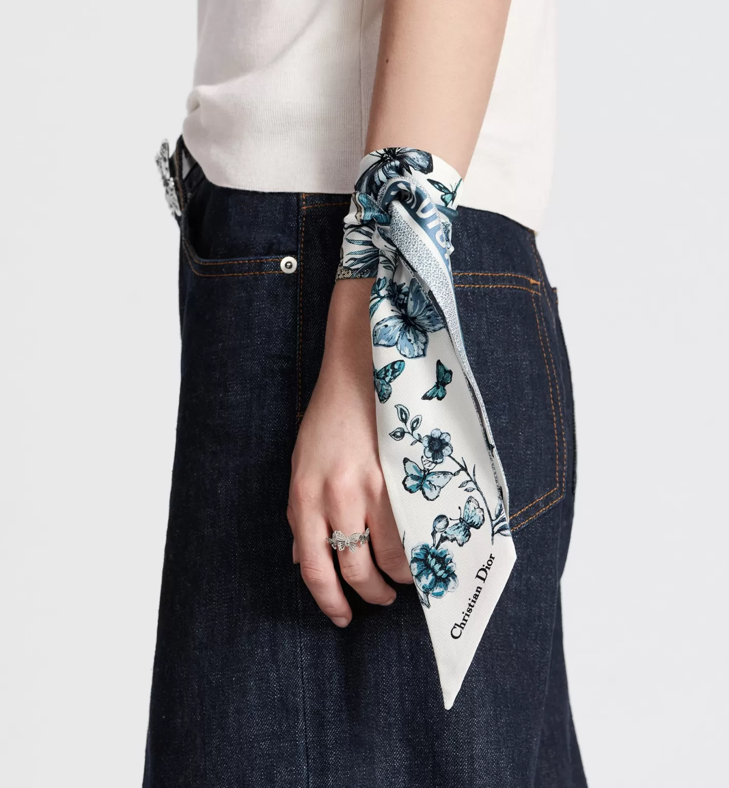 DIOR Toile De Jouy Mexico Mitzah Scarf Outlet