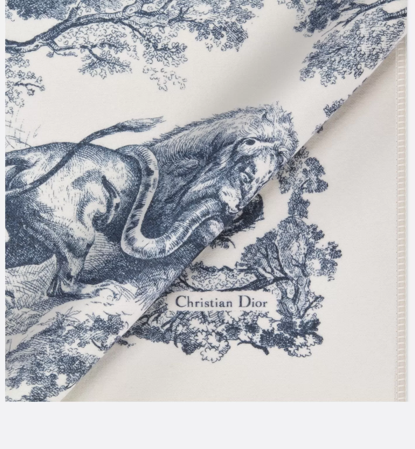 DIOR Toile De Jouy Sauvage Blanket Discount