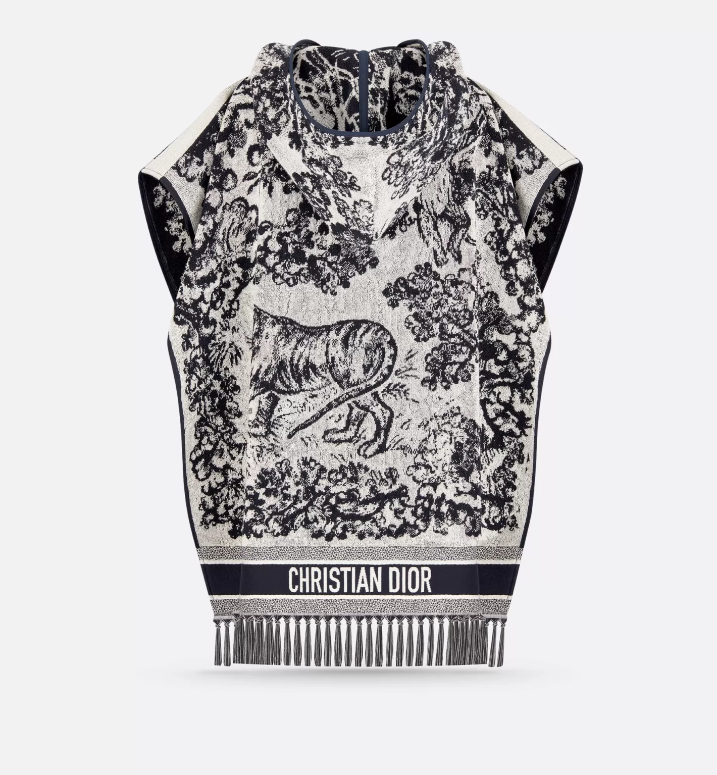 DIOR Toile De Jouy Sauvage Hooded Poncho Best Sale