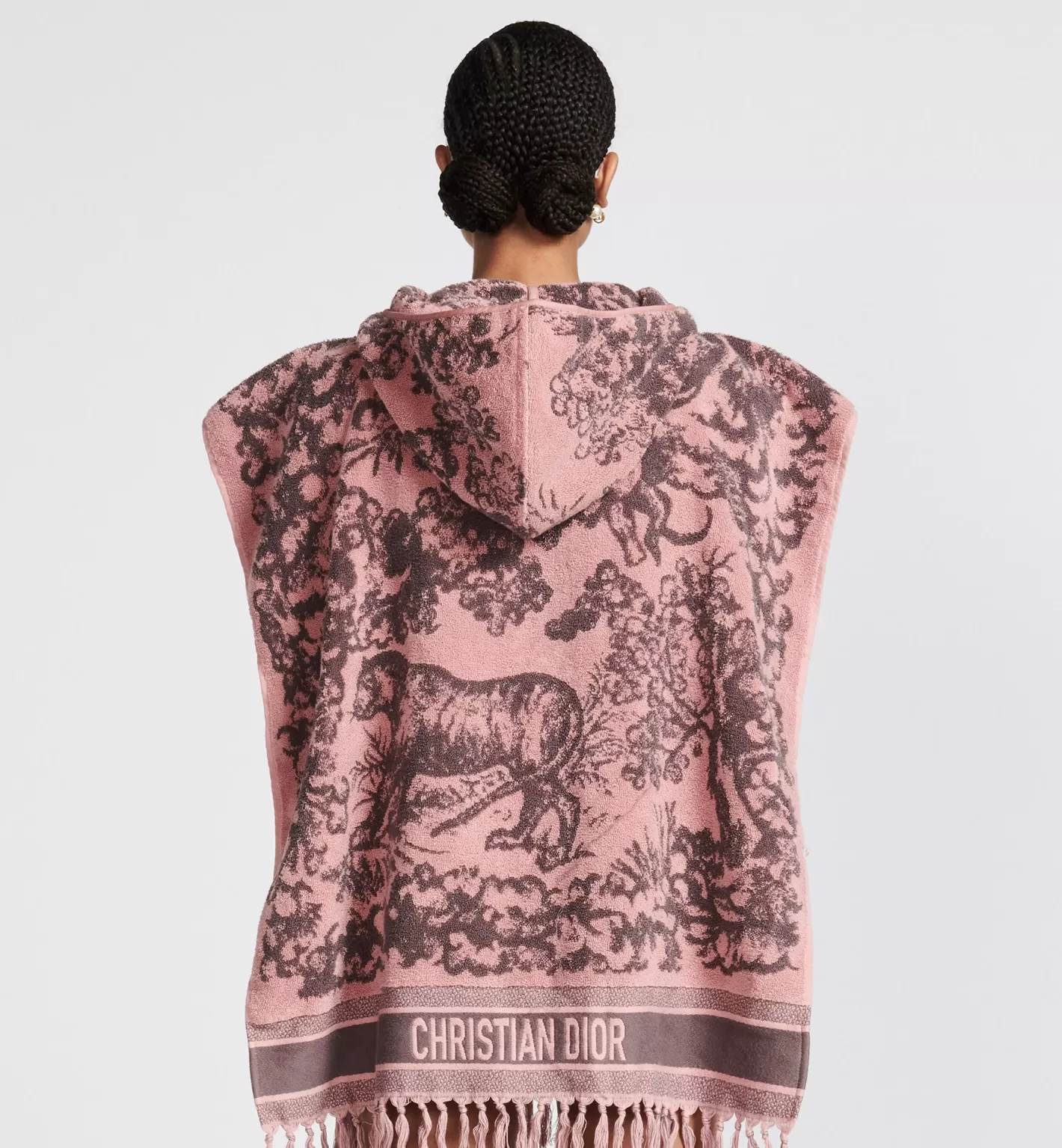 DIOR Toile De Jouy Sauvage Hooded Poncho Online